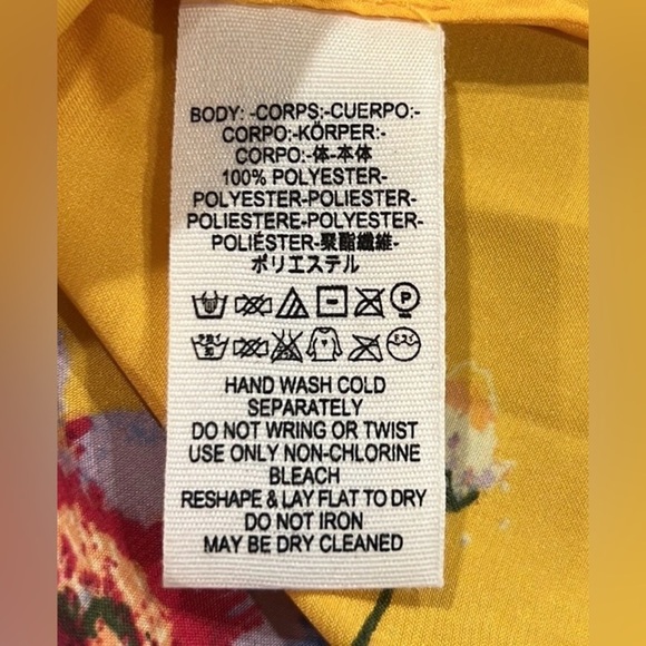 Free People Alexa yellow floral duster jacket in maxi length size XS - Picture 9 of 10